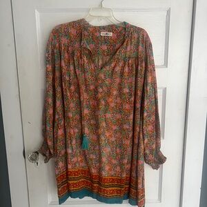NATURAL LIFE Dara Multicolor Floral Tunic